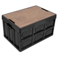thumbnail image 1 of Caja de almacenamiento plegable multifuncional de 30 litros con tapa de madera,Multicolor,30l, 1 of 7