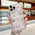 thumbnail image 4 of Compatible with iPhone 13 Pro Max Embossed Flower Case Colorful Clear Blooming Floral Shockproof Soft Flexible TPU Bumper Slim Protective Cute Fashion Cover for Girl Women, 4 of 10