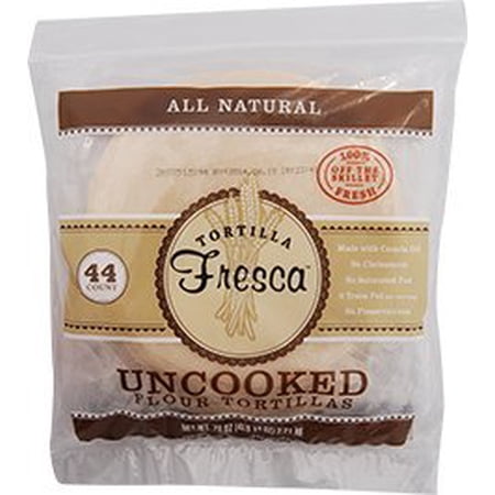 Tortillas Fresca Uncooked Flour - 8 inch - 44 ct