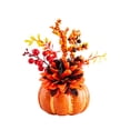 thumbnail image 2 of Darzheoy Halloween Thanksgiving Centerpiece, Artificial Pumpkin Floral Arrangement, 4 Styles Fall Maple Sunflower Berry, Table Centerpiece for Mantel, Table, Dining, Home, Entryway, 2 of 6