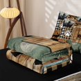 thumbnail image 5 of Homewish Outdoor RV Camping Zipper Twin Comforter Sets with Fitted Sheet and 2 Pillowcases,Safari Elk Bear Rustic Farmhouse Hunting Zipper Bedding Set For Boys Kids,Black Reversible,4 Pieces, 5 of 7