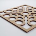 thumbnail image 5 of Ekena Millwork 11 3/8"W x 11 3/8"H x 1/4"T Small Harlingen Decorative Fretwork Wood Wall Panels, Hickory, 5 of 18