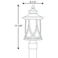 thumbnail image 2 of P6404-122-Progress Lighting-Resort - Outdoor Light - 1 Light in Modern Craftsman and Rustic and Transitional style - 8.5 Inches wide by 17.38 Inches, 2 of 2