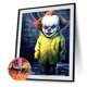 thumbnail image 2 of Cuadros Decorativos Kit de pintura de diamante de taladro redondo completo 5D DIY arte de pared de payaso de Halloween regalo artesanal Likrtyny embutido en tela, 2 of 9