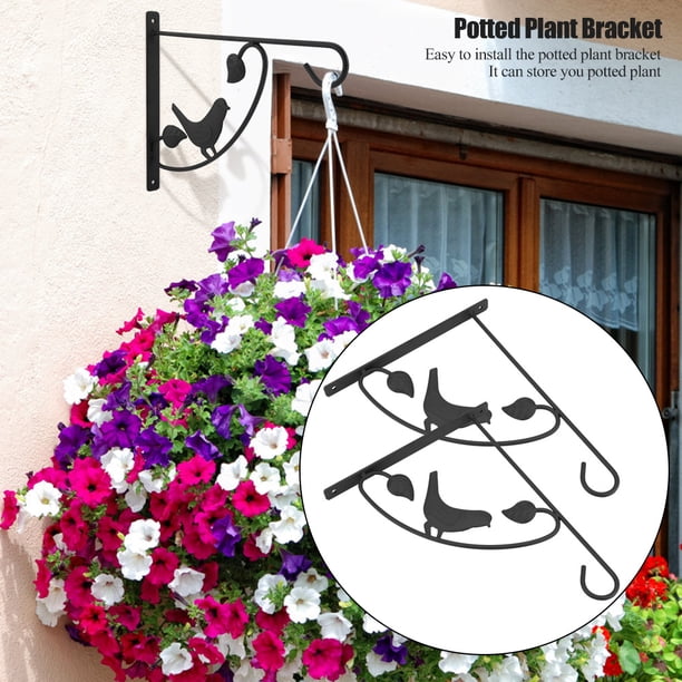 Soporte Para Plantas Colgantes Soporte Para Plantas De Jardín, Soporte Para Plantas En Maceta Reutilizable Y Duradero, Soporte De Pared Para Decoración De Bricolaje Para Plantas OTVIAP Wall mounted Bracket