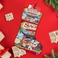 thumbnail image 4 of Sagwa la Gatita Siamesa China Tema: Calcetines de Navidad, fino lino blanco para colgar en escaleras y chimenea, decoración navideña para el hogar, regalo de Navidad. 45cm × 32cm, 4 of 5