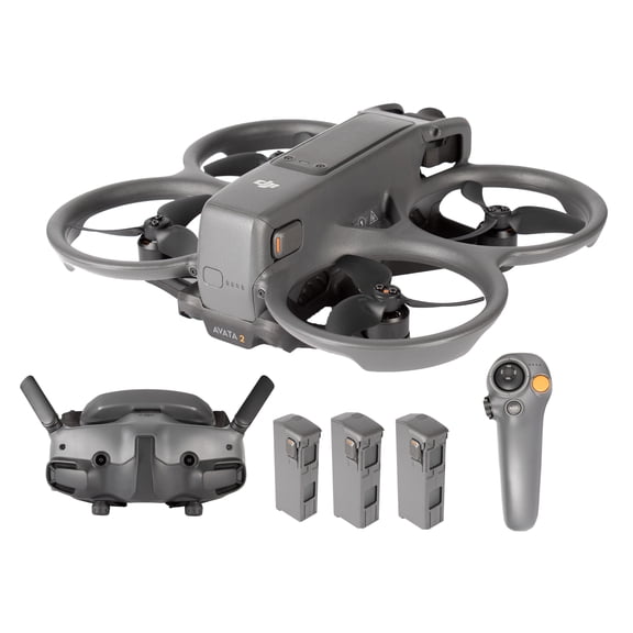 Pre-Owned DJI Avata 2 Fly More Combo (3 Batteries) FPV Drove with Camera 4K