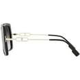 thumbnail image 3 of BURBERRY BE 4332 30018G Sunglasses Black Frame Grey Gradient Lenses 57mm, 3 of 5