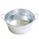 thumbnail image 1 of unbranded 1Ud Cubeta De Hierro Plateado Con Doble Asa Para Guardar Y Usar En Jardinería, 1 of 5
