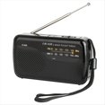 thumbnail image 1 of Radio Portátil de Bolsillo FM AM con Conector para Auriculares, Ideal para Emergencias, Huracanes, Correr, Caminar, Ir A Casa, Color Negro., 1 of 5