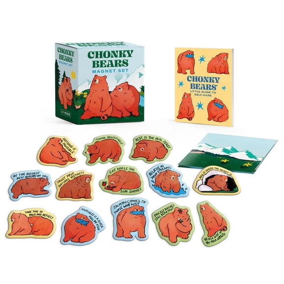 Rp Minis Chonky Bears Magnet Set, (Paperback)