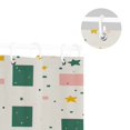 thumbnail image 5 of Yayeee Shower Curtain with Hooks 72"x72" Waterproof Fabric Bathroom Hanging Decor, Green Abstract Pattern, 5 of 5