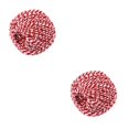 thumbnail image 4 of bedienty Cotton Thread Weave Socks Multipurpose Practicing Prop Teaching Tool Sewing Rope Handicraft Knitting Supply DIY Ropes red + white 2Set, 4 of 6