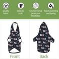 thumbnail image 6 of Fotbe USA Print Small Dog Sweater Hoodies Pet Grey Hooded Soft Fleece Sweatshirts with Pocket Fall Winter Puppy Cat Sweaters Warm Clothes-X-Small, 6 of 7