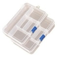 thumbnail image 1 of Plastic Organizer Container Storage Box Adjustable Divider Removable Grid Compartment for Jewelry Beads Earring Tool Fishing Hook Small Accessories, 1 of 5