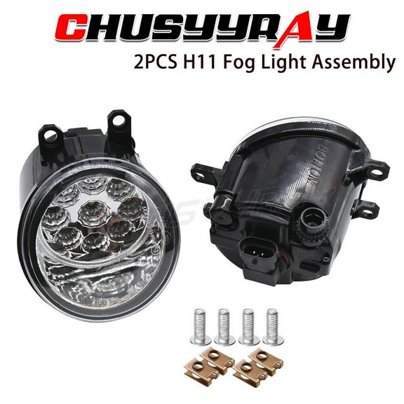 Pair LED Fog Lights Bumper Driving Lamps Bulb Fit TOYOTA CAMRY 2007-2014