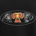 thumbnail image 3 of CafePress - Dachshund Lover Women's Dark Pajamas - Women's Short Sleeve Print T-Shirt and Pants Dark Cotton Pajama Set, 3 of 7