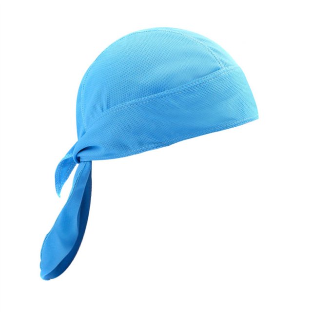 Naiovety Sombreros Gorros de quimio Pañuelo para la cabeza Bandana Quick Sun Pasamontañas atado por detrás Hip Pop Head Wrap Casco Capucha interior Ciclismo azul Naiovety OD020489-02B
