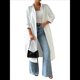 thumbnail image 3 of Camisas Casuales de Media con Botones para Mujer, Blusas Largas con Solapa , Tops XL, 3 of 9