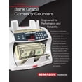 thumbnail image 4 of Semacon S-1215 High-Speed Bank Grade Currency Counter wirh Ultraviolet Counterfeit Detection, 800/1200/1600 Notes per Minute Counting Speed, Batching: 10 Keys/1-999 Range, 4 of 4