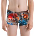 thumbnail image 5 of Yiaed 3D Butterfly Print Boys' Boxer Briefs Cotton Casual Stretch Comfort Boys Boxers - Kids Boxer Briefs Underwear for Boys (6-18)-Small, 5 of 5