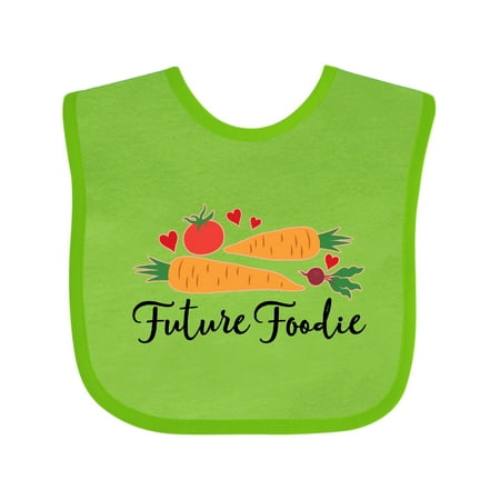 

Inktastic Future Foodie Cute Vegetable Boys or Girls Baby Bib