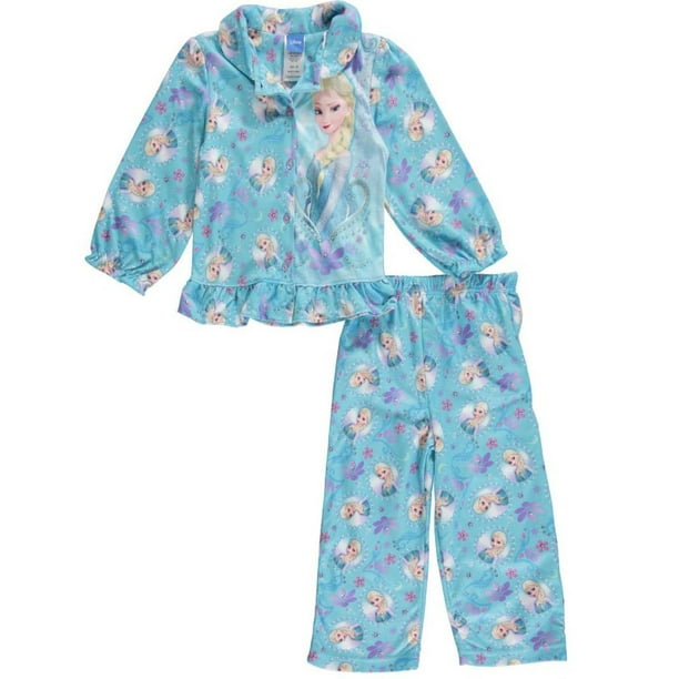 AME Disney's Frozen Elsa Fleece Pajama Set Toddler Girl (3T