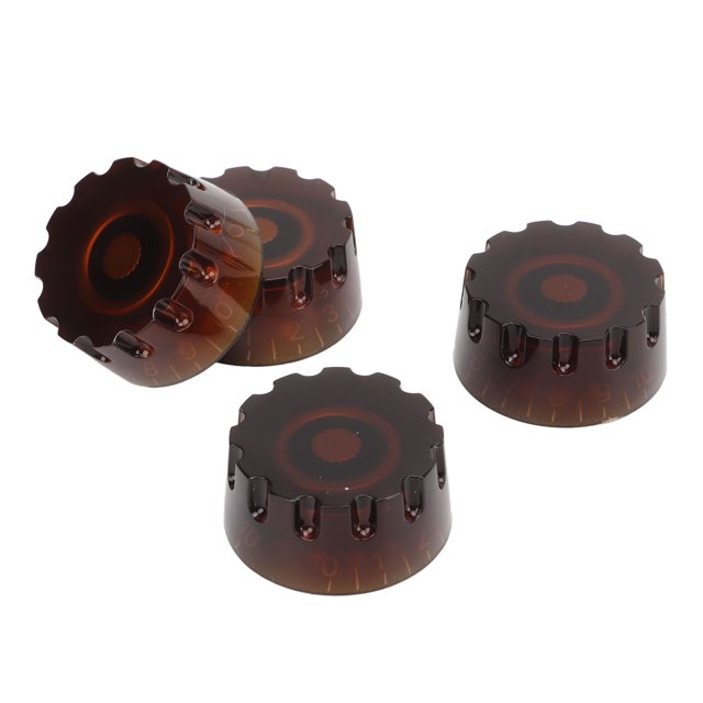 Perilla de control de volumen de guitarra, 4 piezas Perilla de guitarra Accesorios de guitarra de plástico Perilla de guitarra Máxima confiabilidad