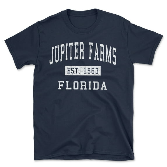 Jupiter Farms Florida Classic Established Men's Cotton T-Shirt