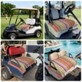 thumbnail image 6 of Golf Cart Seat Covers for 2 Seater, Colorful Striped Soft Microfiber Cart Seat Towel Blanket, Farmhouse Modern Stripes Art Absorbent Breathable Non Slip Bench Seats Protector for Golf Course 51"x31", 6 of 9