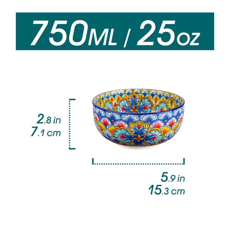 Vancasso Bohemian Cereal Bowls Set of 6 photo 7