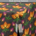 thumbnail image 4 of Floral Dog Crate Cover, Flowers Pattern with Leaves and Stems Flourishing Tangerine Violet Tones, Easy to Use Pet Kennel Cover Small Dogs Puppies Kittens, 7 Sizes, Mustard and Multicolor, by Ambesonne, 4 of 6