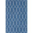 thumbnail image 1 of Unique Loom Tapis Marocain en Treillis Extérieur 6' x 9' Rectangle Bleu Marine/ivoire, 1 of 1
