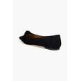 thumbnail image 3 of Sam Edelman Wheaton Black Suede Fashion Slip On Pointed Toe Ballet Flats (Black Suede, 9), 3 of 4