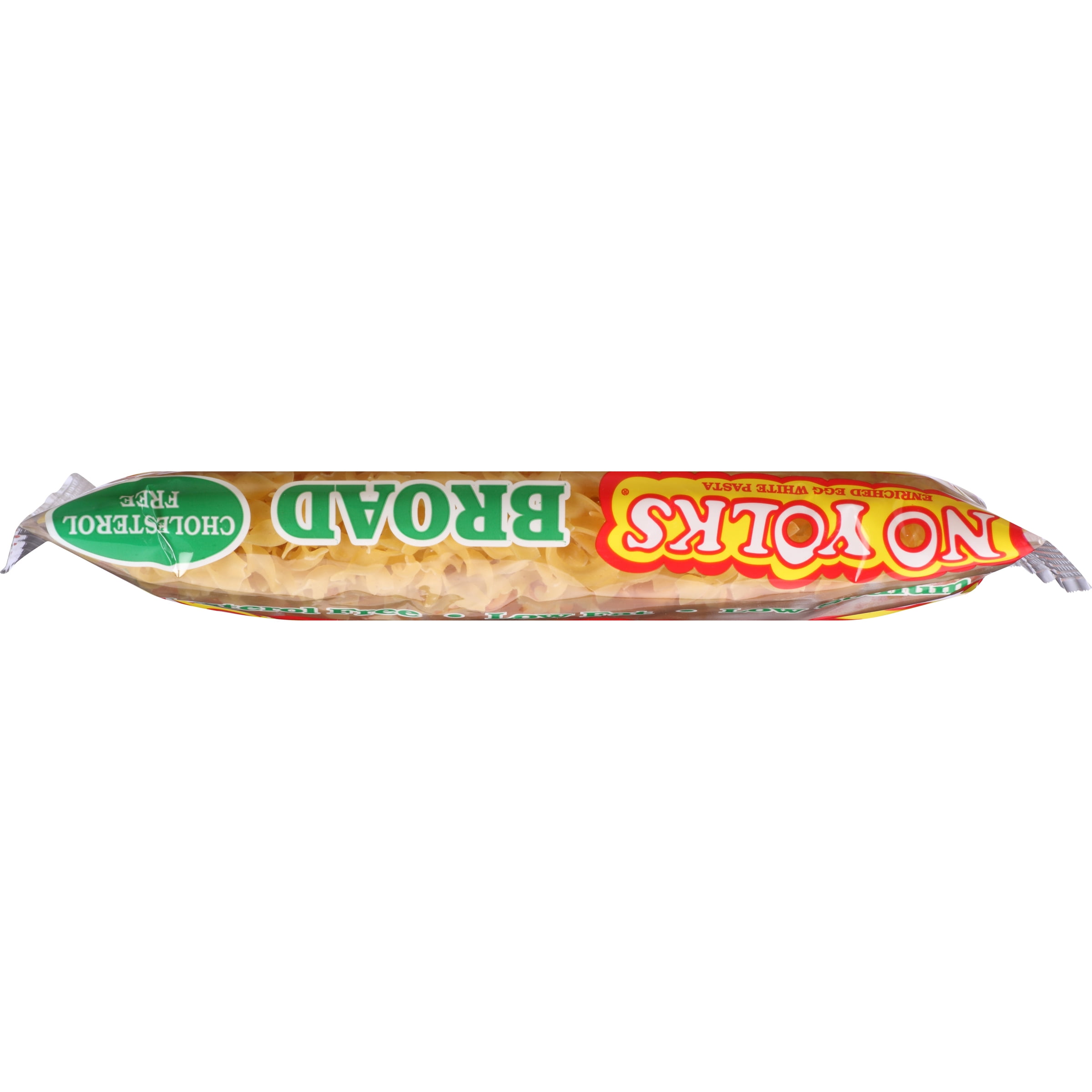 (6 pack) No Yolks Enriched Egg White Pasta Broad, 12.0 OZ