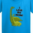 thumbnail image 4 of Inktastic I Love My Mom with Baby and Mommy Brontosaurus Youth T-Shirt, 4 of 5