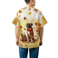 thumbnail image 5 of Welcome Fall Boxer Enjoys School Time Autumn Fall Leaves Hawaiian Shirt Breathable Summer Unisex Merch Boxers Dog Lover Gifts Idea - 02013, 5 of 6