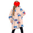 thumbnail image 1 of goowrom Pyjama pour Enfants Couverture Réversible avec Animaux et Capuche, 1 of 9