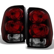 AKKON - For Chevy Trailblazer SUV Red Smoke Tail Lights Brake Lamps Replacement Pair Left + Right Set