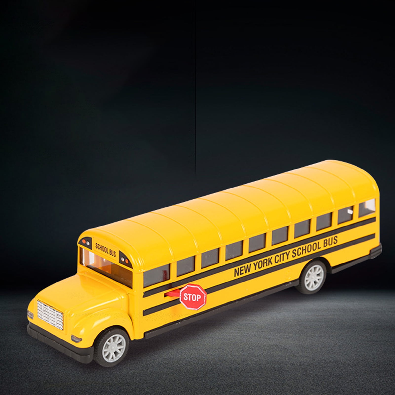 QS OEM Friction Plastic Shcool Bus Vehicle Tour Coach Car Bus for