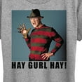 thumbnail image 3 of Nightmare on Elm Street - Hay Gurl Hay - Women's Short Sleeve Graphic T-Shirt, 3 of 5