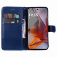 thumbnail image 4 of Wallet Case for Motorola MOTO G75 5G Flip Cover with Card Slots, Magnetic Stand & Strap Blue, 4 of 5