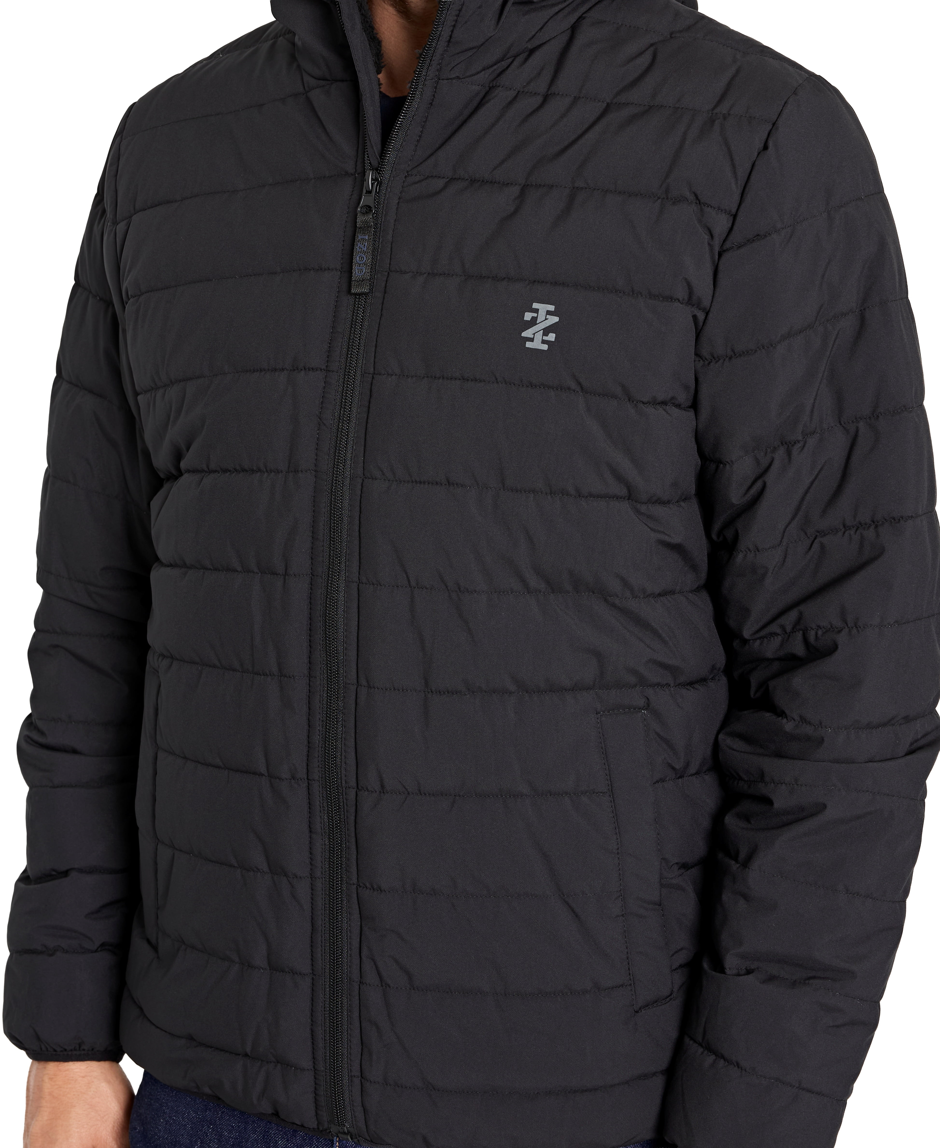 IZOD Men's & Big Men's Sherpa Puffer Jacket, Up to Size 2XL
