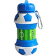 thumbnail image 4 of Botella Agua Plegable Deportiva Forma de Balón Fútbol Basquetbol Beisbol Tenis, Termo Portable. Botella Plegable para Viaje Deportes Xtellar azul, 4 of 4