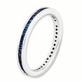thumbnail image 3 of Created Sapphire Sterling Silver Polished Ring, 3 of 8