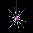 thumbnail image 3 of LED Hanging Starburst Lamp DIY Fairy Flowing Turning Lights Christmas Decor, 3 of 7