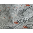 thumbnail image 4 of Ambesonne Eiffel Quilted Bedspread Set 3 Pcs, River Seine and Doves, Queen Size, Black Grey and Red, 4 of 5
