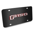 thumbnail image 2 of Ford F-150 in Red 2015 up 3D Logo Black Carbon Fiber Pattern Steel License Plate, 2 of 5