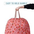 thumbnail image 3 of Bolsa de lavandería Sanlykate extra grande con cordón de 70 x 100 cm, color rosa, 3 of 7