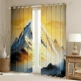 thumbnail image 2 of Feelyou Teens Mountain Black Out Curtains, Rustic Farmhouse Scenery Curtains Pack of 2 (42x63 Each), Modern Oil Printing Bedroom Curtains, Blackout Curtains Bedroom Decor, 2 of 6